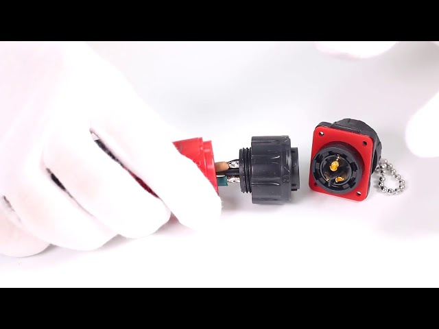 Envanter Ürün Kodlaması için Güç 7 Pin Kablo Suya Dayanıklı Priz